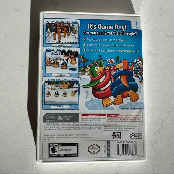 Nintendo Wii Club Penguin Game Day complete game with manual - Picture 3 of 9